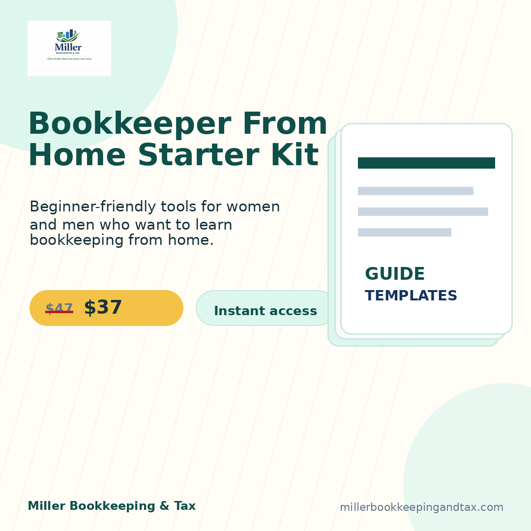 Bookkeeper From Home Starter Kit product graphic
